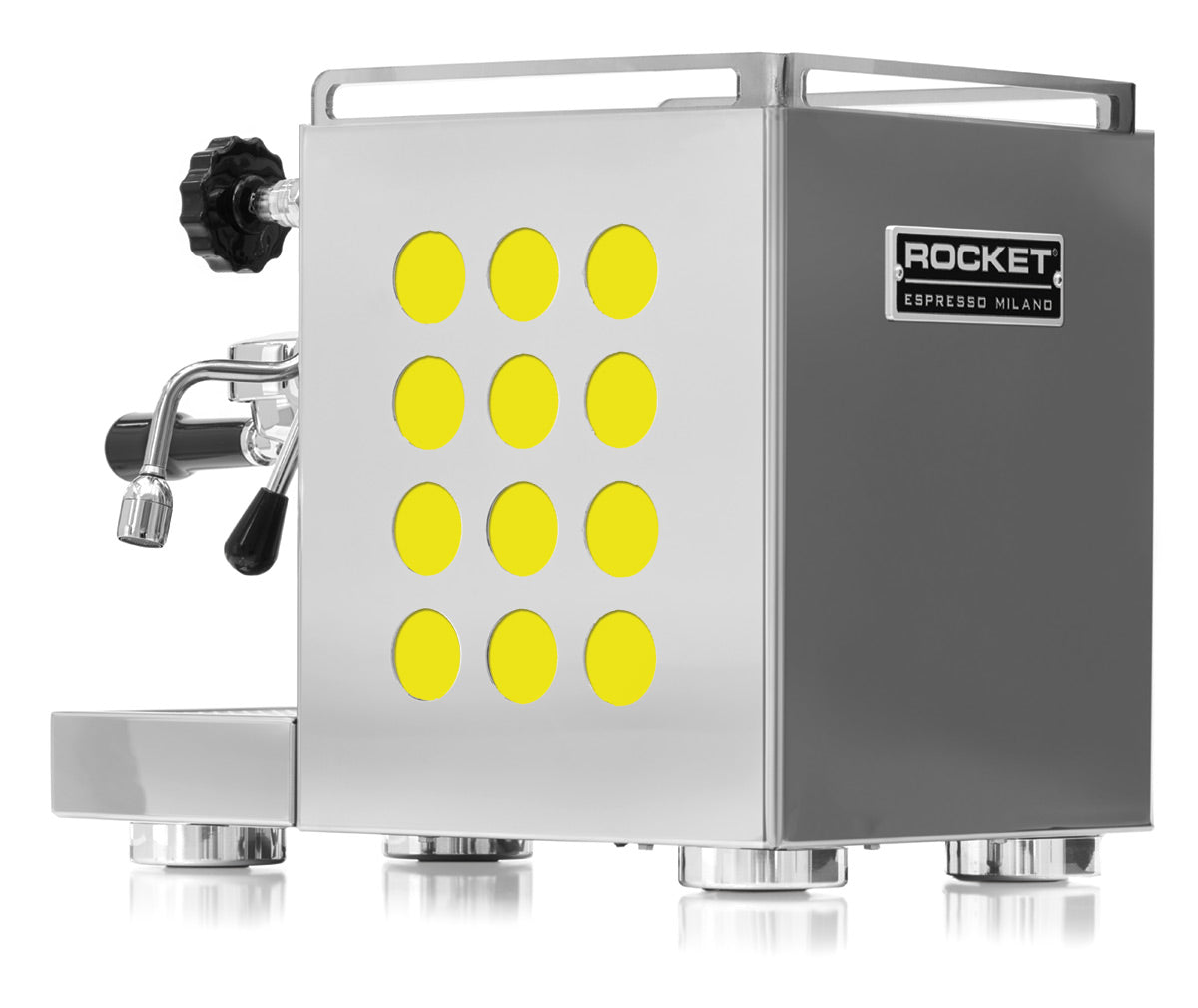Rocket Appartamento - Edelstahl / Gelb