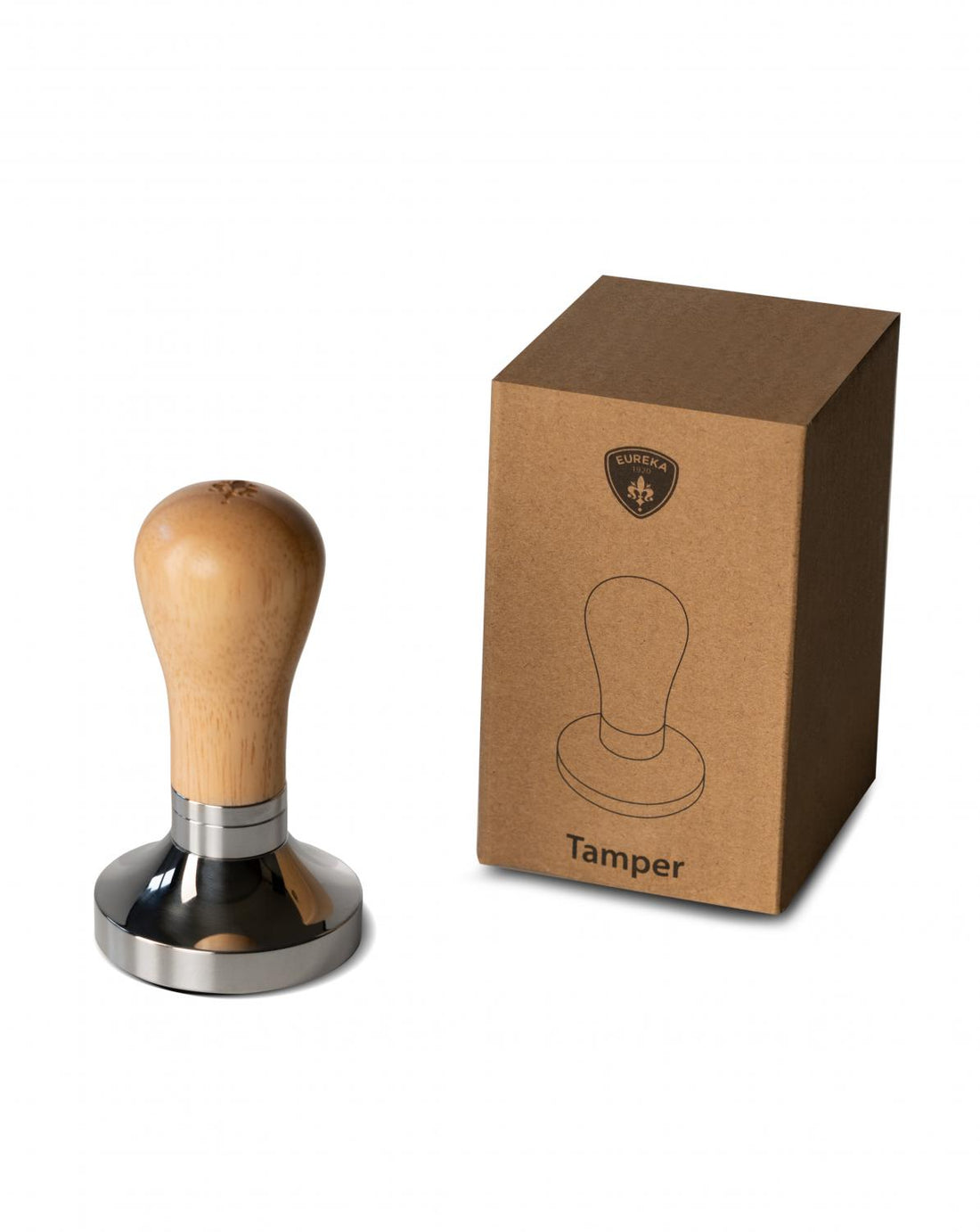 Eureka Tamper Adjustable in Eiche (57-58.3mm)