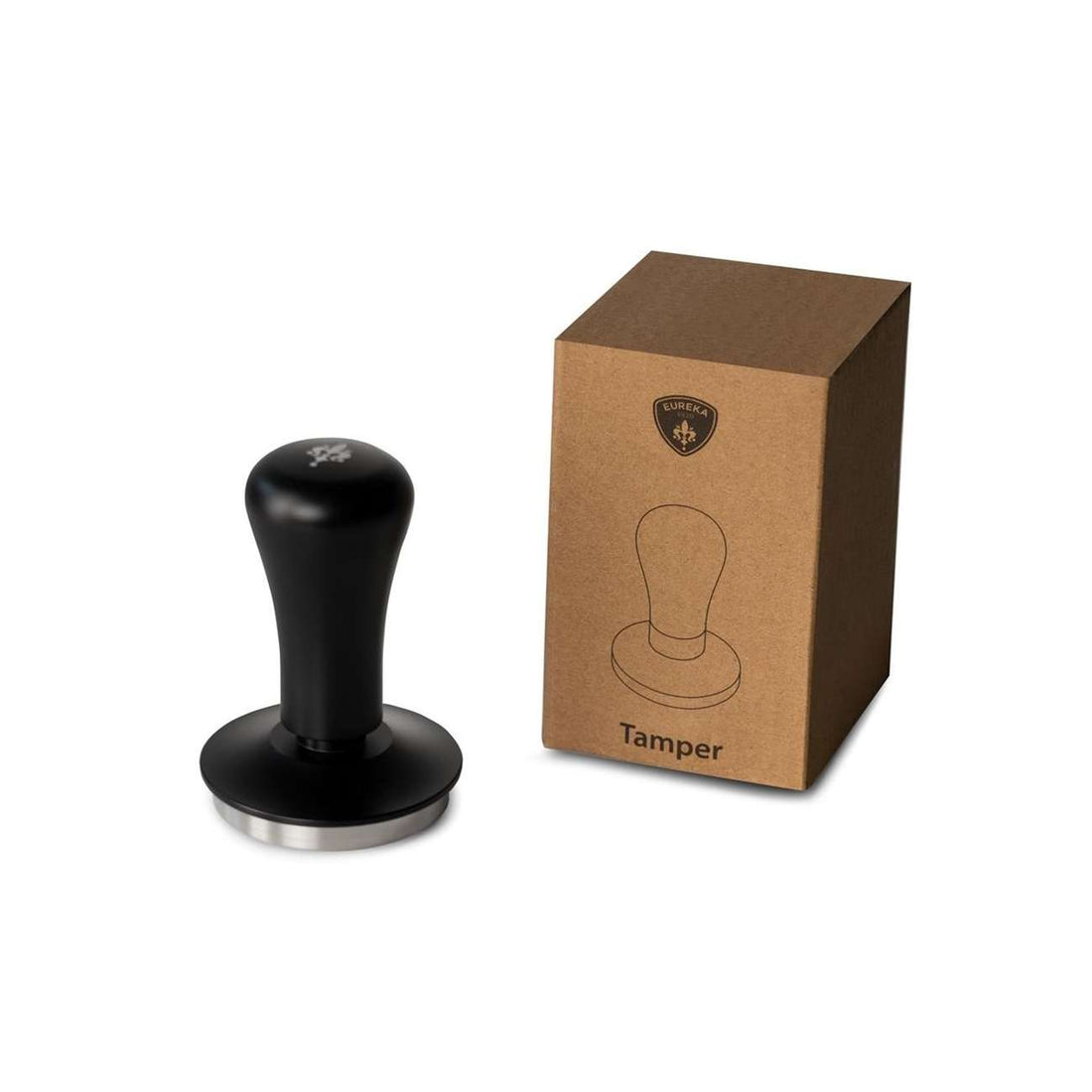 Eureka Tamper Dynamooetric Easy in Schwarz (58mm)